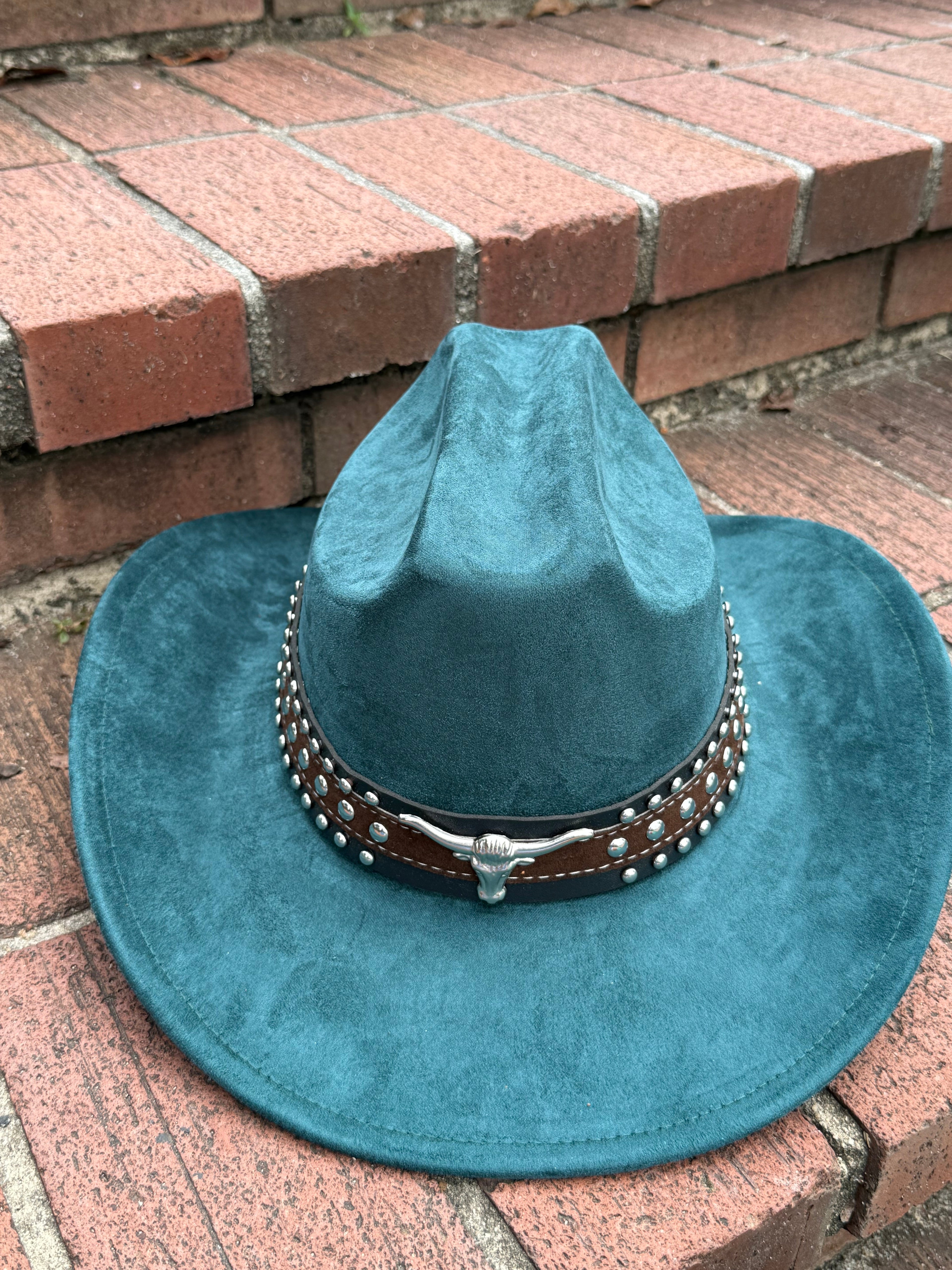 Premium Suede Cowboy Hat - At Dusk Design,  Unisex ,Adjustable & Stylish Suitable for Pyrography, Laser Engraving