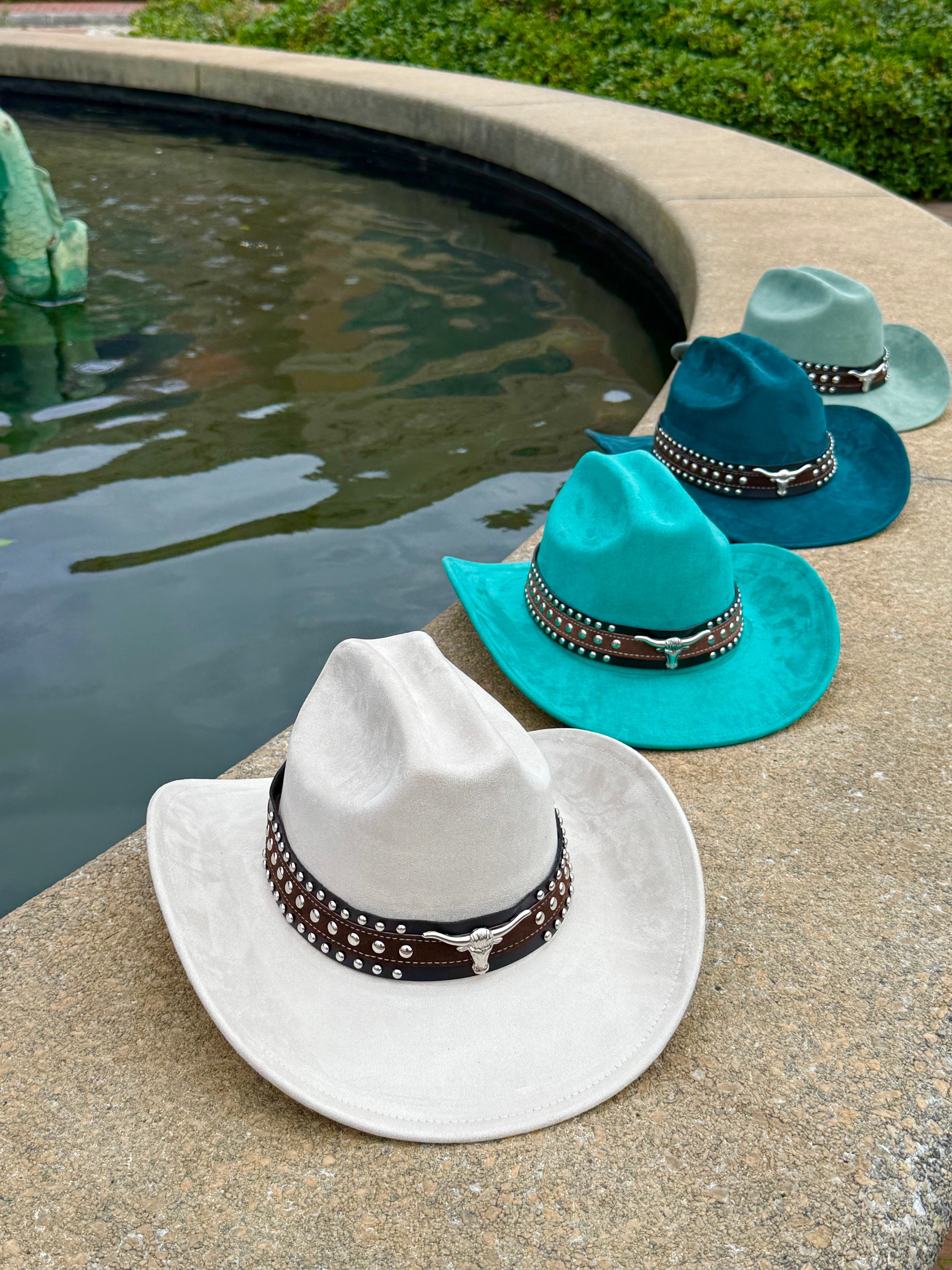 Premium Suede Cowboy Hat - At Dusk Design,  Unisex ,Adjustable & Stylish Suitable for Pyrography, Laser Engraving