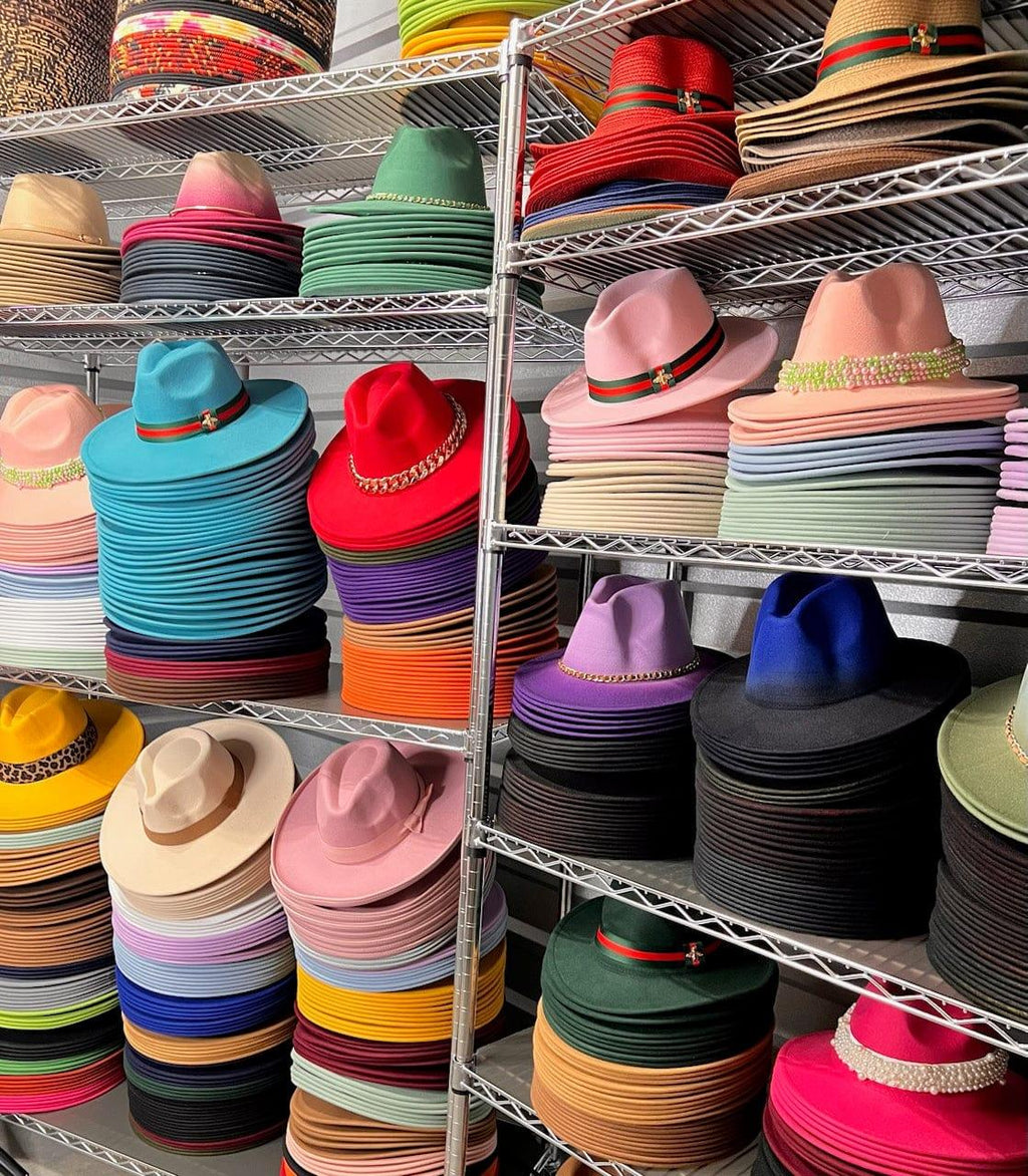 Boho Stiff  Fedora Hat
